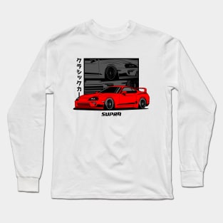 Red Supra JDM Long Sleeve T-Shirt